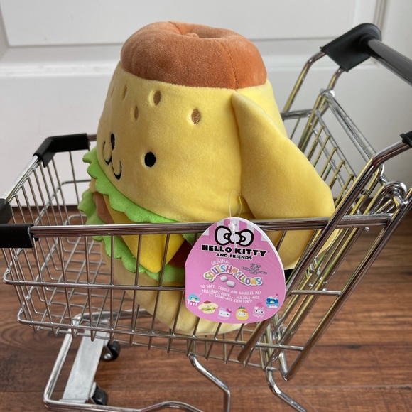 PompomPurin Burger 8" Squishmallows BNWT - Picture 2 of 4